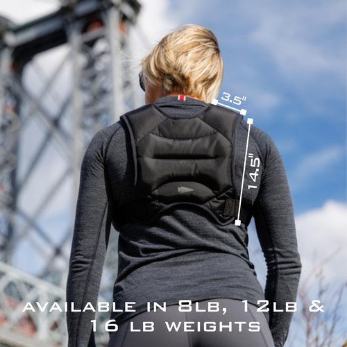 GORUCK 12LB Spy Ruck Women's Weighted Vest for Walking & Running - Weight Vest for Women Fitness Training with Adjustable Fit, Low-Profile Design for Weight Loss - Black