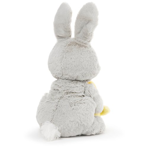 GUND Exclusive Easter Bunny with Basket and Eggs, Bunny Stuffed Animal for Ages 1 and Up, Gray, 10"