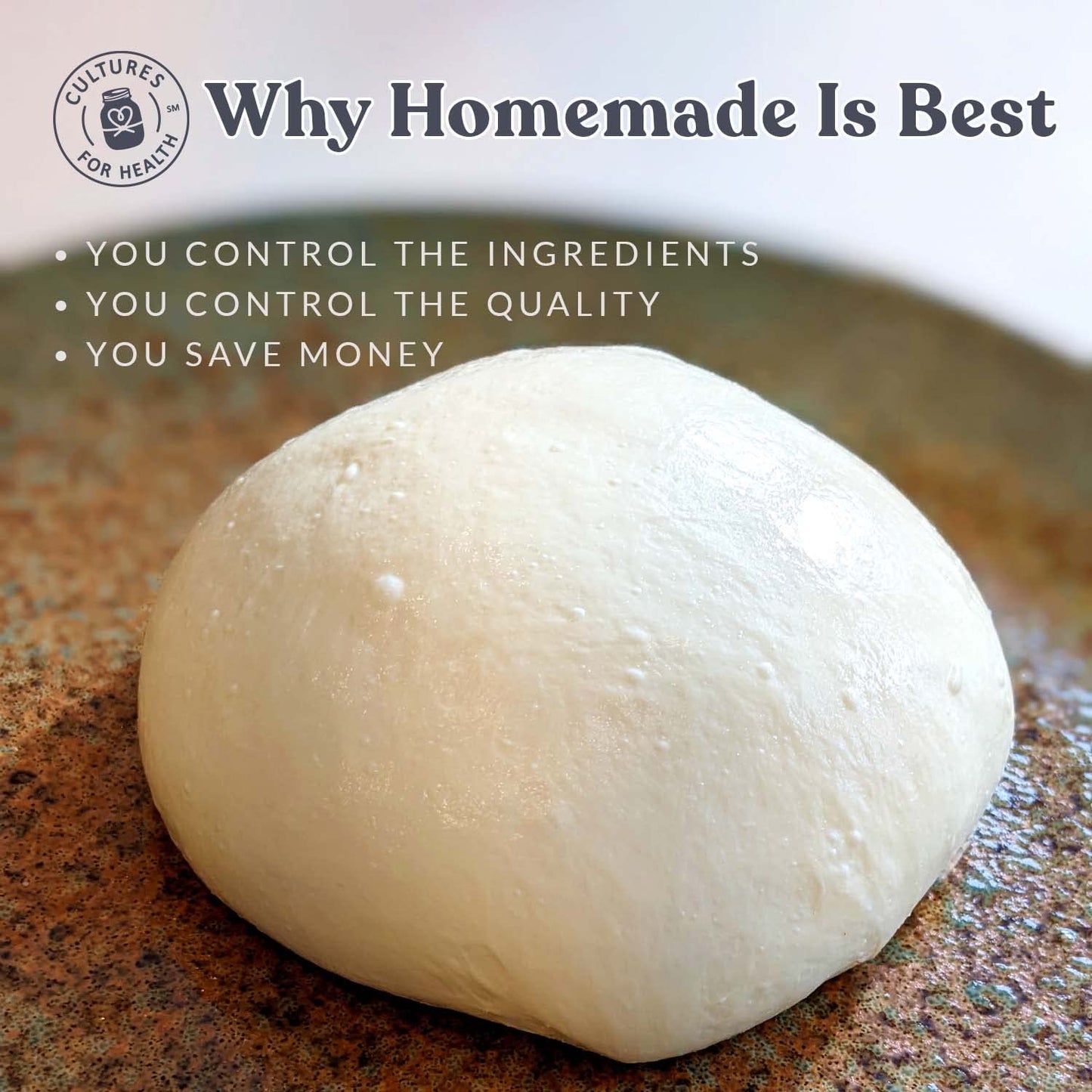 Mozzarella & Ricotta Cheese Making Kit | 5 Piece DIY Kit Includes Cheesecloth, Vegetable Rennet, Citric Acid, Cheese Salt, & Cooking Thermometer | Great Gift Ideas | Italian Cheese Making Supplies