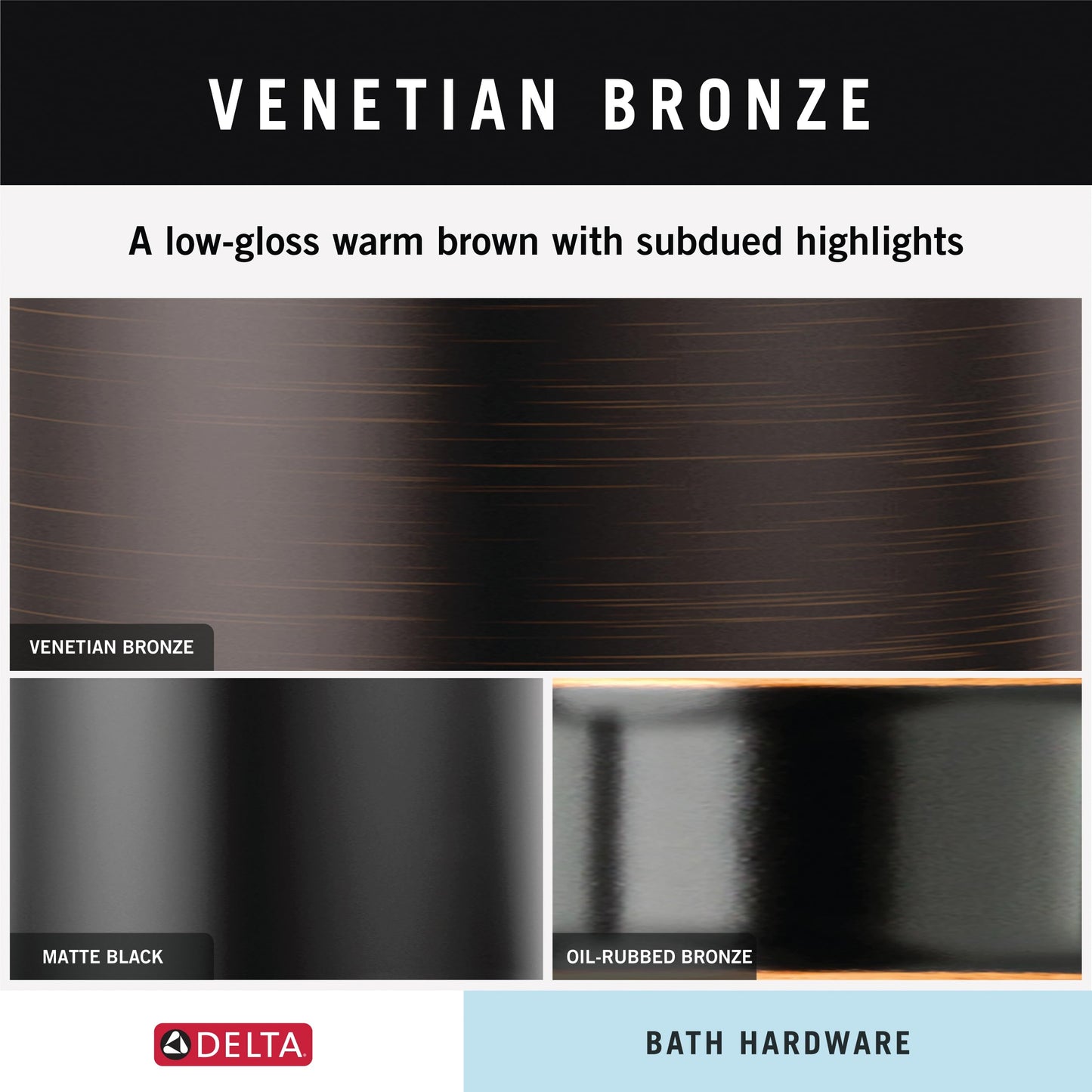 Delta Faucet 73824-RB Lahara Towel Bar, 24", SpotShield Venetian Bronze