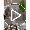 Beige 36x14 Lumbar Pillow Cover for Bed, Rectangular Decorative Throw Cushion - Boho Tufted Tassels (Pack of 1)