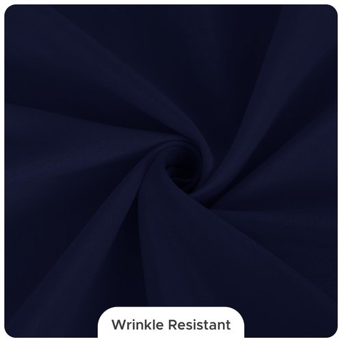 Fitable 8 Pack Round Tablecloths: Stain Resistant Wrinkle Free Circle Table Clothes, Washable Reusable Polyester Table Covers for Wedding Party Birthday Banquet Reception(Navy, 84 Inch)