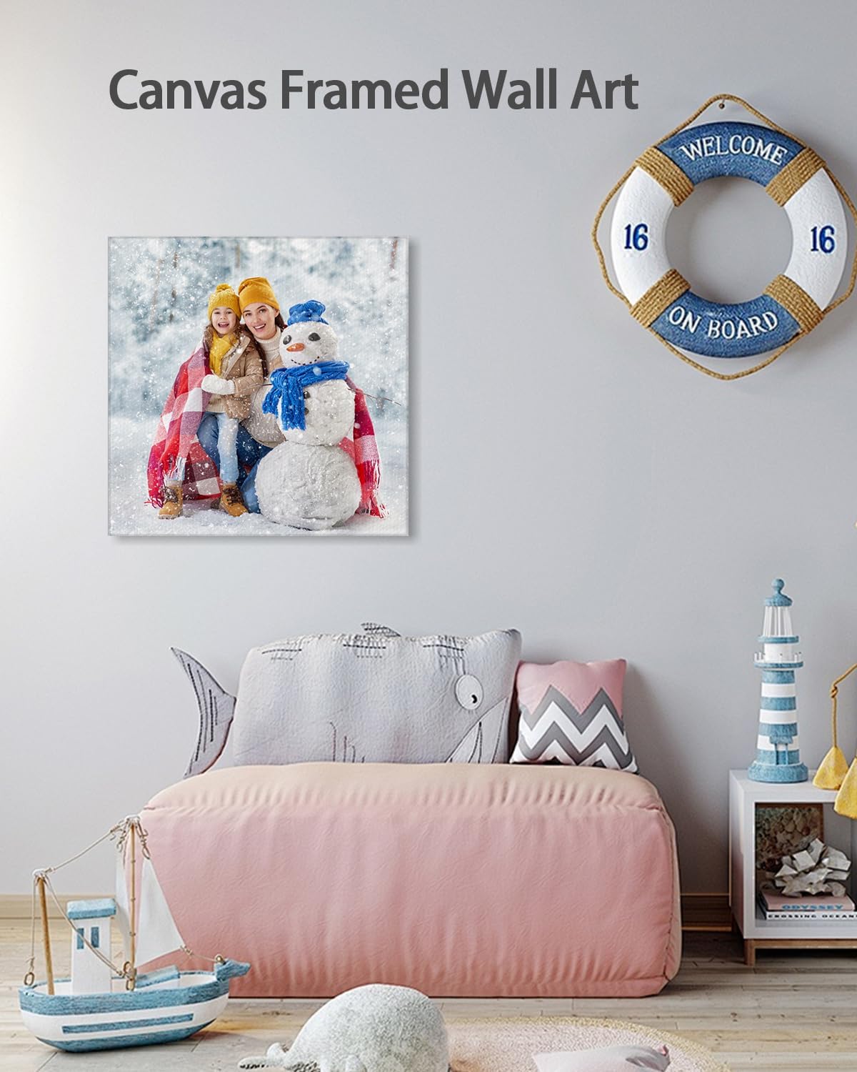 AbcCustomize Canvas Prints - Personalized Photo Decor for Living Room & Bedroom | Fast Shipping