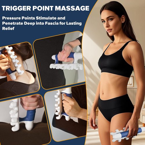 Fascia Massage Tool Blaster for Cellulite - Myofascial Release Tools for Trigger Point, Deep Tissue Lymphatic System Relief, Fascia Blaster for Muscle Knot Recovery & Relaxtion, Full Body Massager