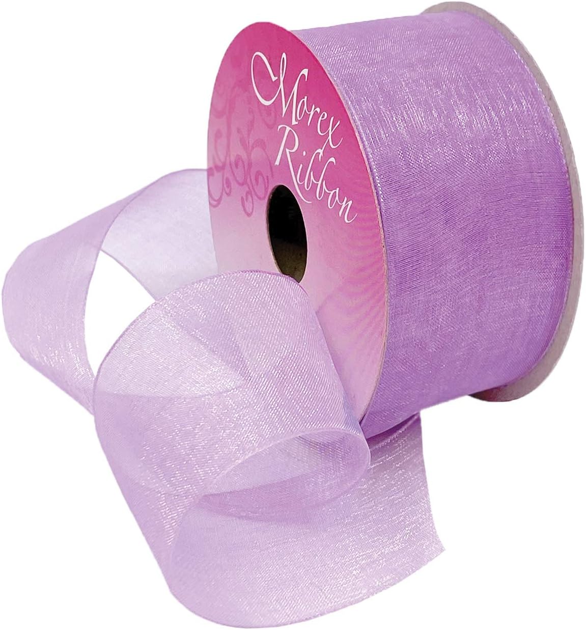Red Organdy Nylon Ribbon - 5/8 Inch x 100 Yards | Morex 91803/100-609