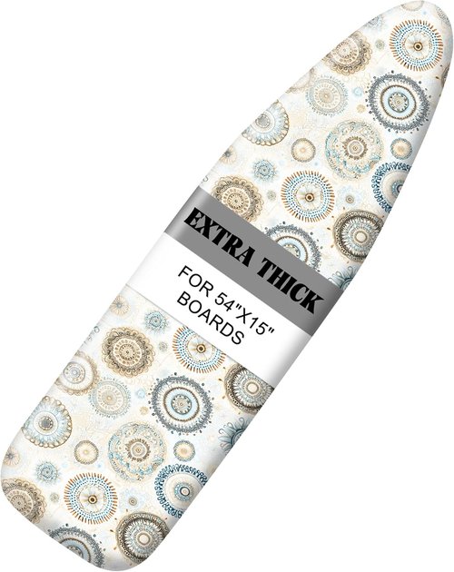 Ironing Board Cover by [Brand Name] - 15"x54" Heavy Duty Non-Slip Replacement with Thick Padding & Elastic Edges