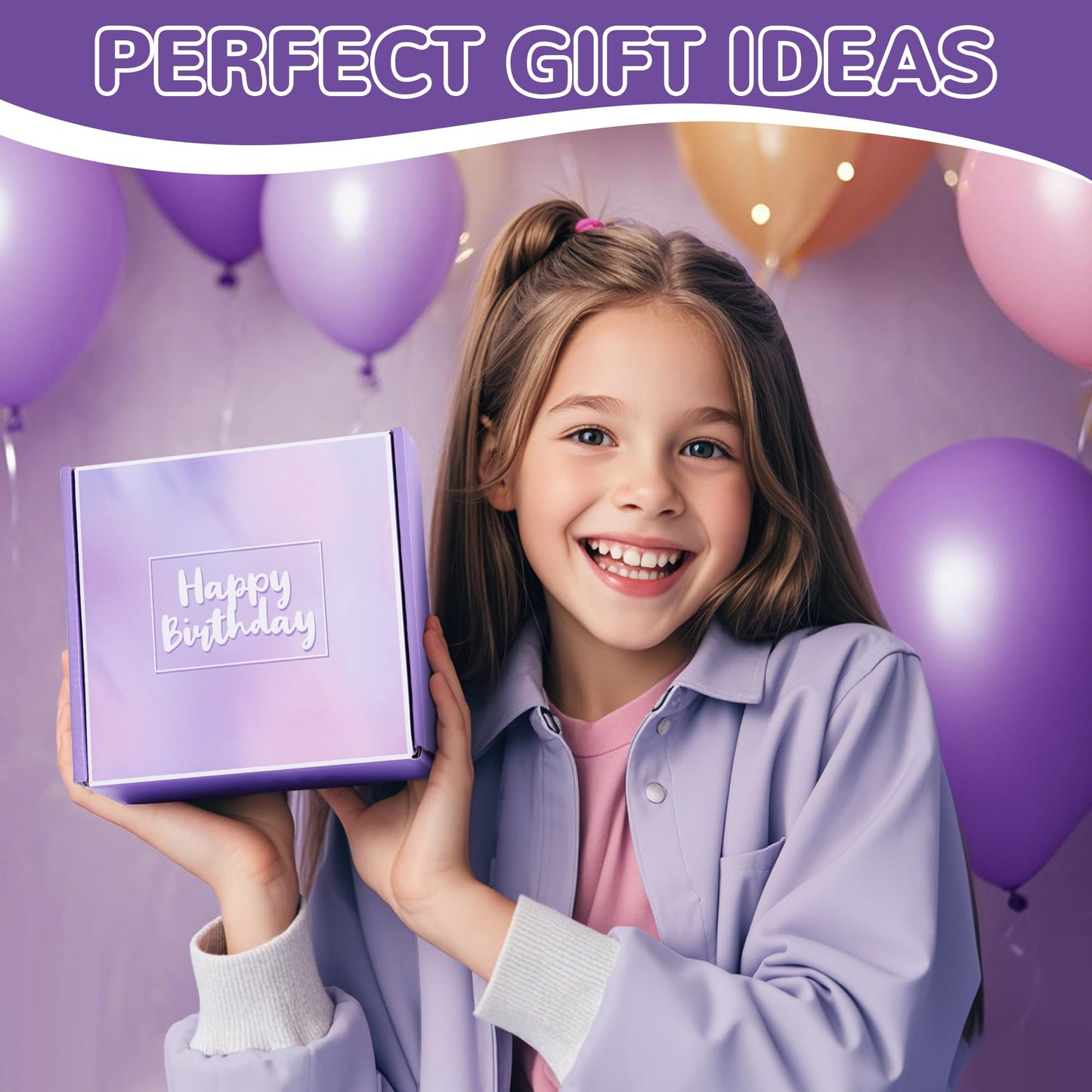 Splendest 9Th Birthday Gifts For Girls,Purple 9 Year Old Girl Gifts,9th Birthday Gift Ideas, Best Presents For 9 Year Old Girls