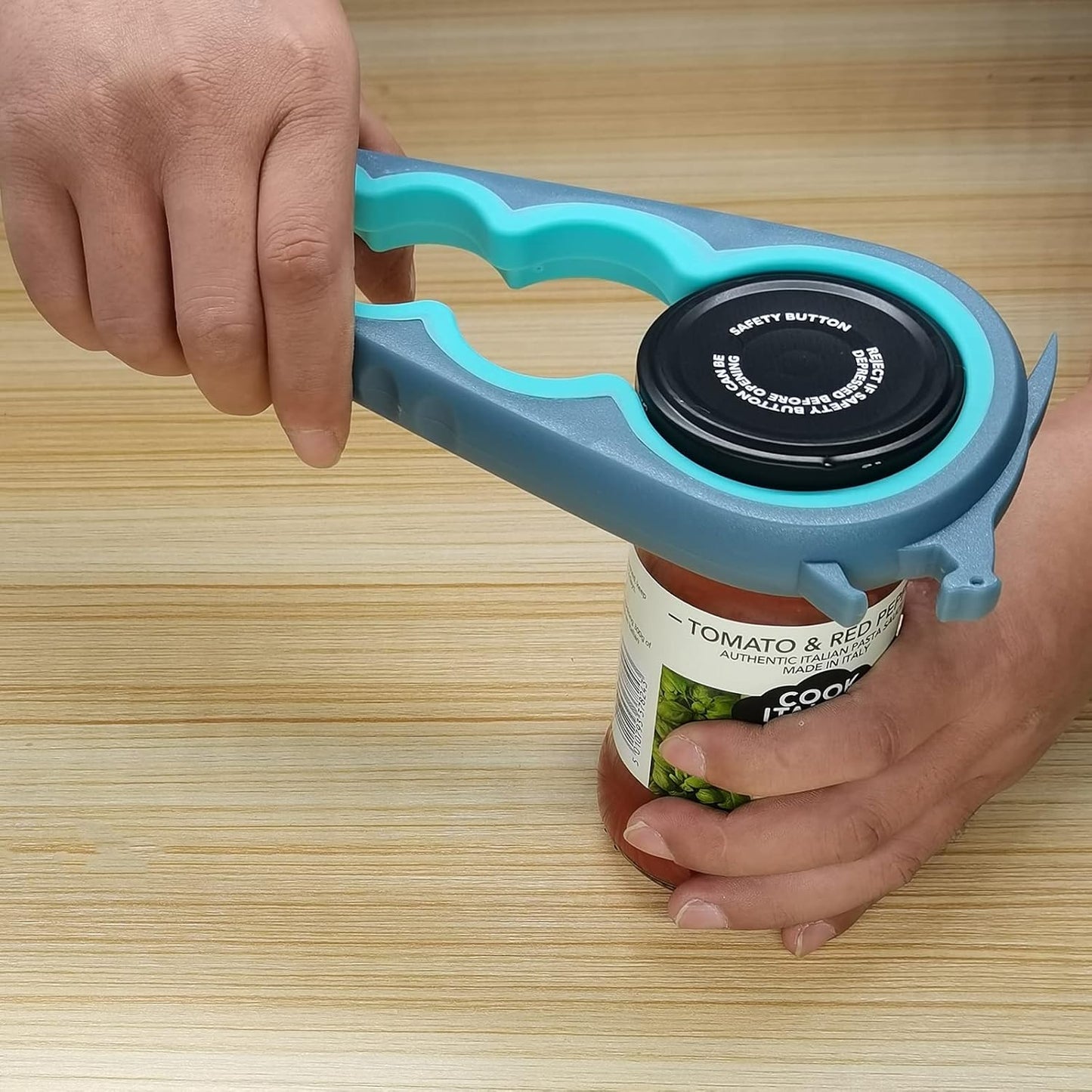 Otstar Jar Opener & Bottle Opener Set - Multi-Function Tool for Seniors with Arthritis | Includes Gripper Pad & Corkscrew
