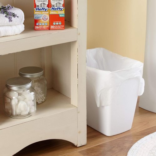Hefty Small Garbage Bags - Tropical Paradise Scented Flap Tie | 4 Gallon, 26 Count
