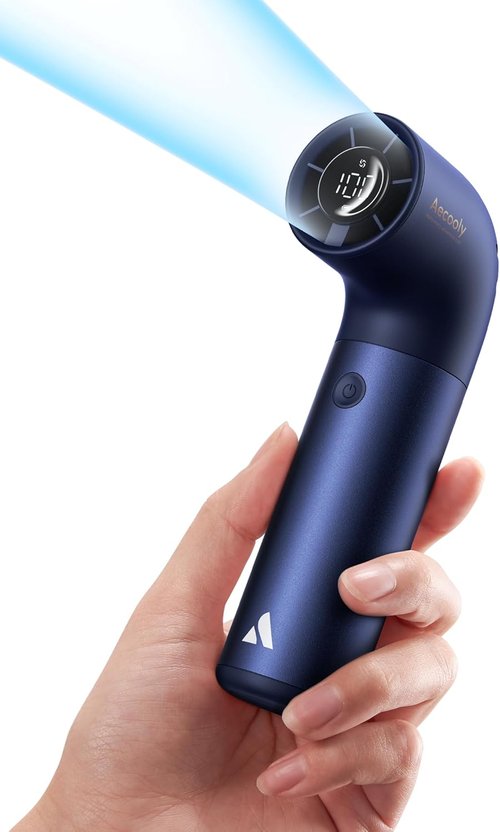 Aecooly Slim Portable Fan - Compact Handheld Design for On-the-Go Cooling | Lightweight & Versatile
