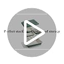 Ceramic Nonstick Baking Pans Set, Non Toxic 33 PCS Stackable Bakeware