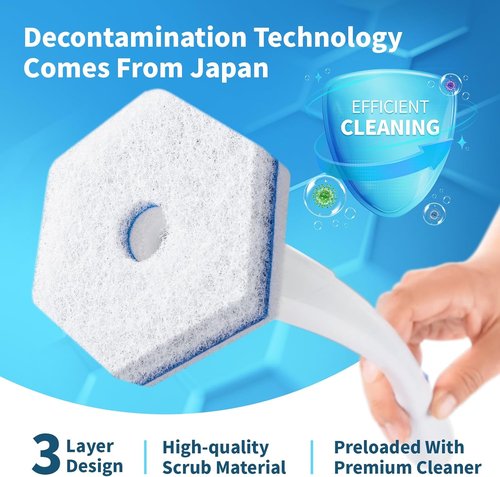Clorox Toilet Wand Refills - Disposable Brush Heads (20 Count) for Effortless Cleaning
