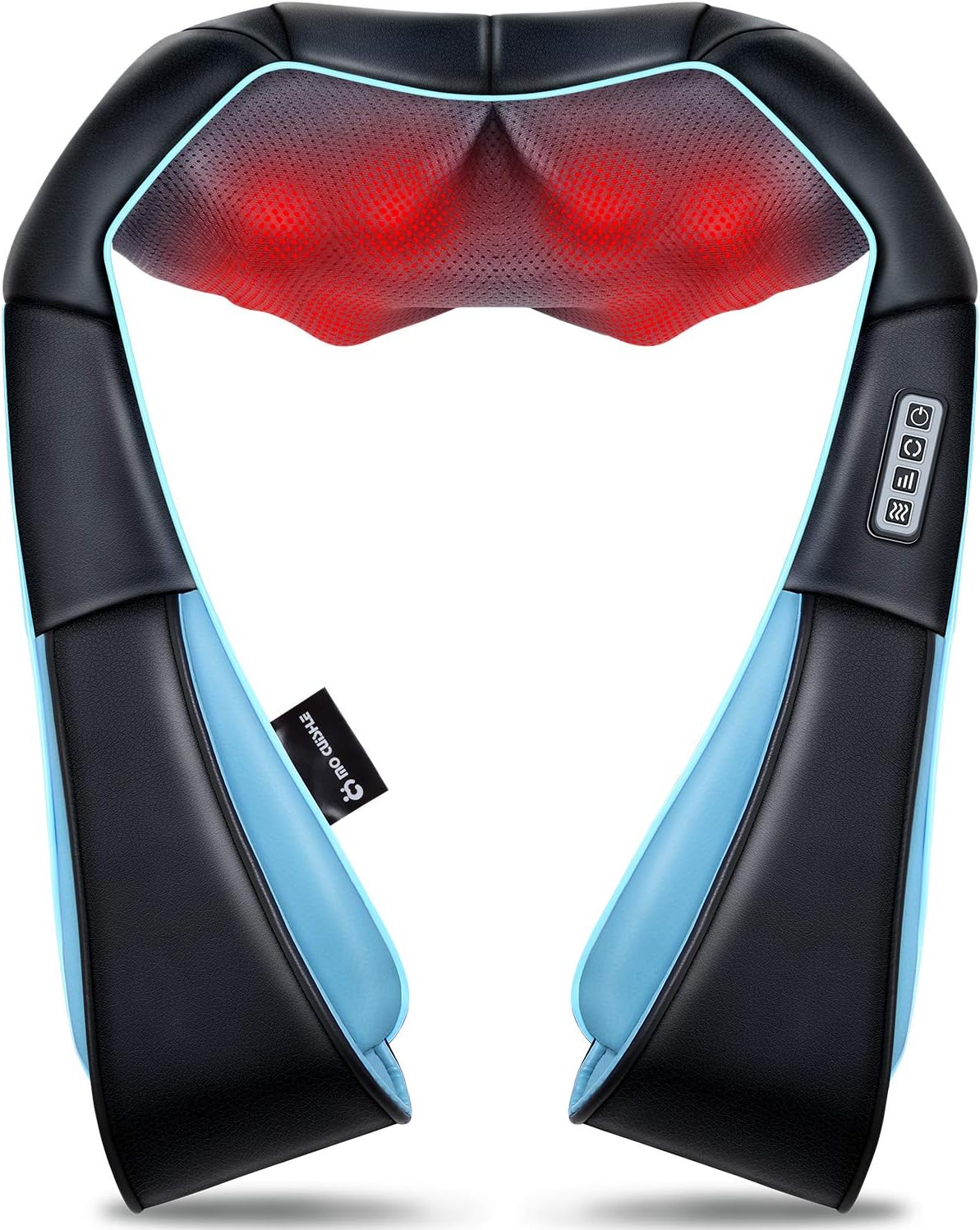Mo Cuishle Shiatsu Neck & Back Massager with Heat - Electric 4D Deep Tissue Relief for Mom & Dad