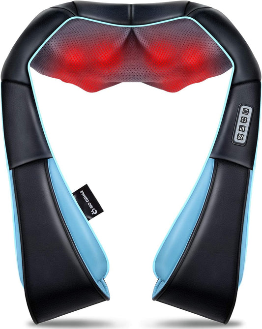 Mo Cuishle Shiatsu Neck & Back Massager with Heat - Electric 4D Deep Tissue Relief for Mom & Dad