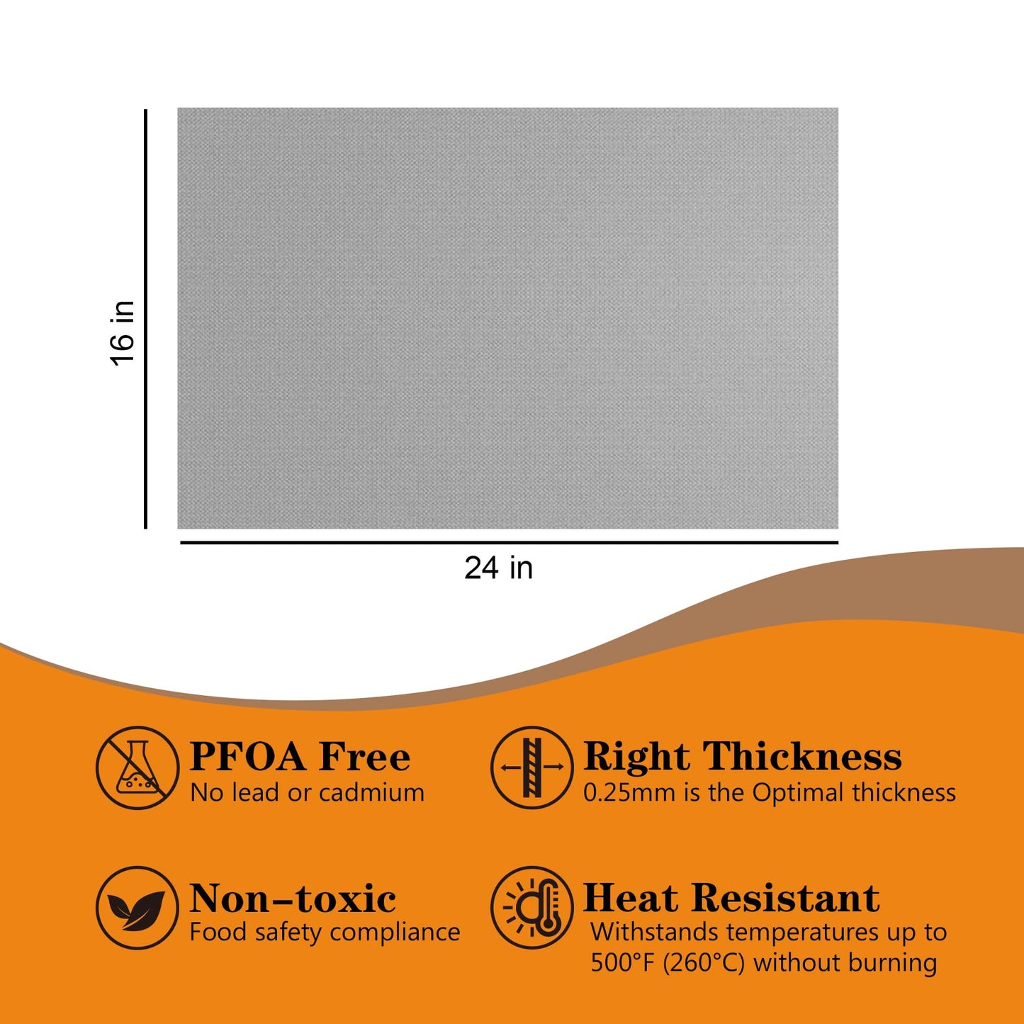 MAXTBEE Thickened 2 Pack Oven Liners for Bottom of Oven BPA and PFOA Free, Replacement for Aluminum Foil,Heavy Duty Non Stick Teflon Oven Mats for Electric, Gas, Toaster, Grills Etc.
