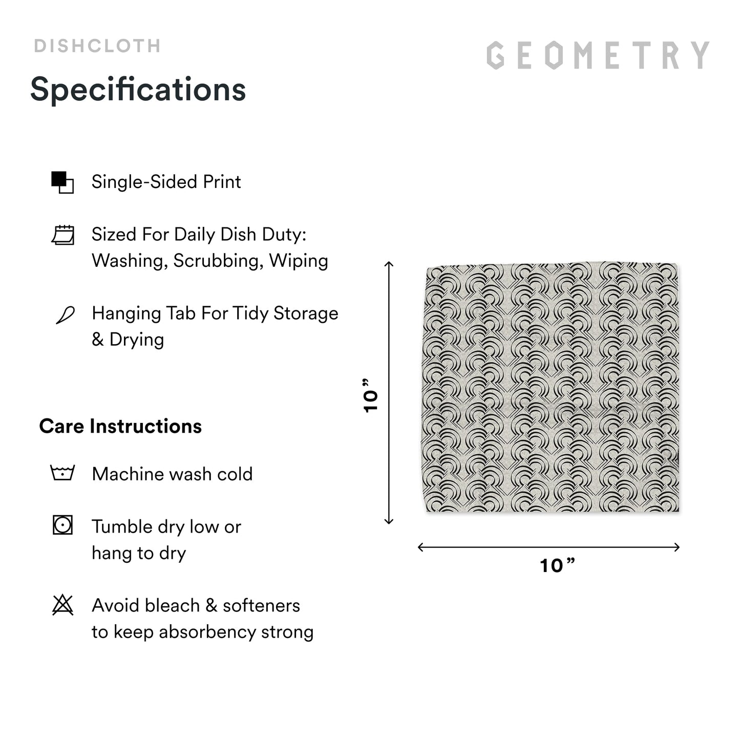 GEOMETRY Kitchen Tea Towels - Quick Dry Microfiber Dish Towels for Kitchen Roses for You, 18" x 30" 2-Pack