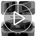 Portable Waist Fan with 20000mAh Battery, 10 Speeds & Dual Motors - Gray