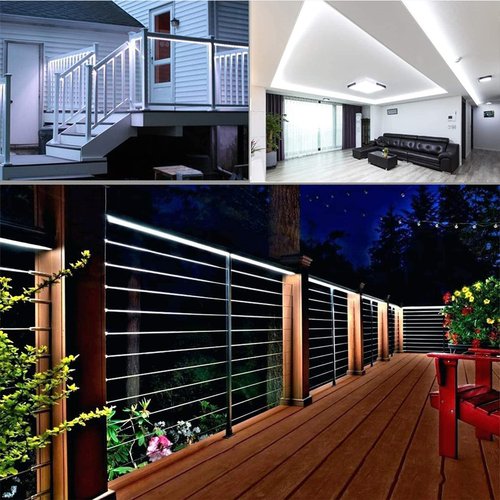 200ft LED Rope Lights Outdoor, 1440 LED Flexible Tube Lights with 8 Modes, Waterproof LED Rope Lighting for Outside, Garden, Patio, Bedroom, Party, Pool, Fences, Indoor Outdoor Decoration (White)