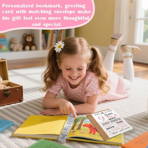 9 Year Old Girl Birthday Gifts, 9th Birthday Gifts for Girls Personalized Birthday Gift Idea for 9 Year Old Girl Best Birthday Gift Present for Daughter, Sister, Niece, Granddaughter, Teen Girl