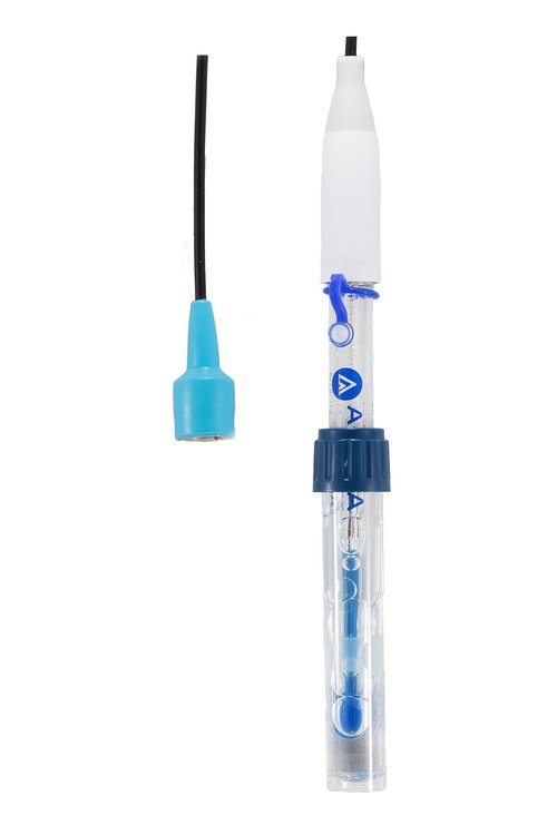 Apera Instruments, LLC-AI3101 LabSen 211 Glass-Body pH Electrode for General Water Solutions, Impact-Resistant Sensor, TRIS Buffer Compatible, BNC Connector