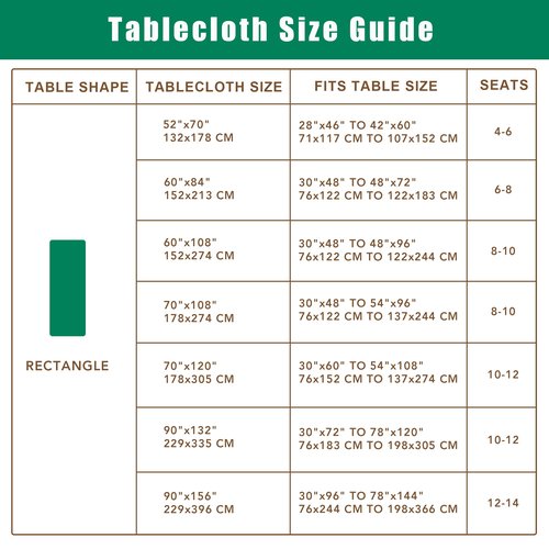 Biscaynebay Textured Fabric Tablecloths 90x156 Inches Rectangular, Natural Water Resistant Tablecloths for Dining, Kitchen, Wedding, Parties etc. Machine Washable