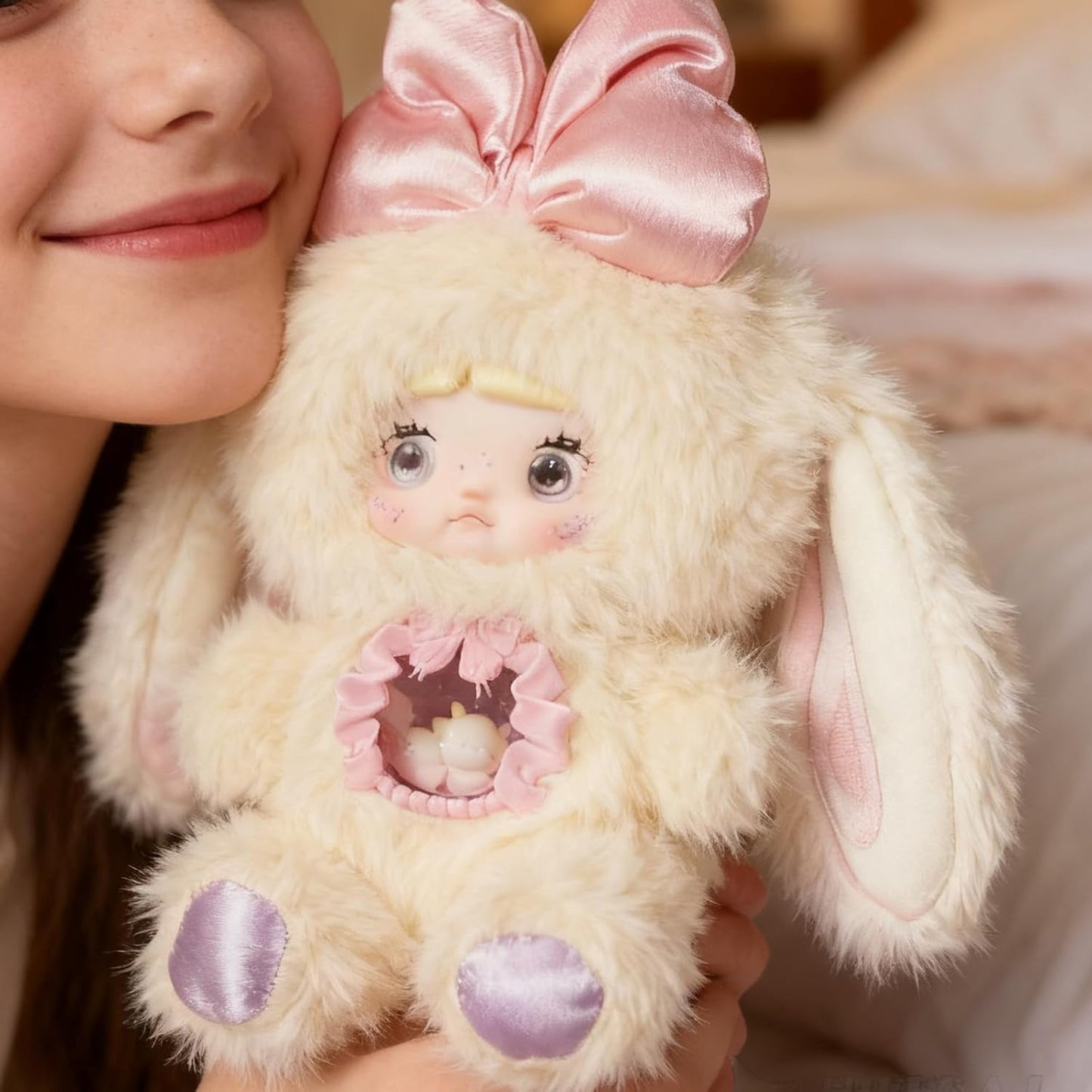 POP JOY Nommi Plush Blind Box - Adorable Mystery Stuffed Toys with 3 Expressions | Kawaii Designs for Ages 3+