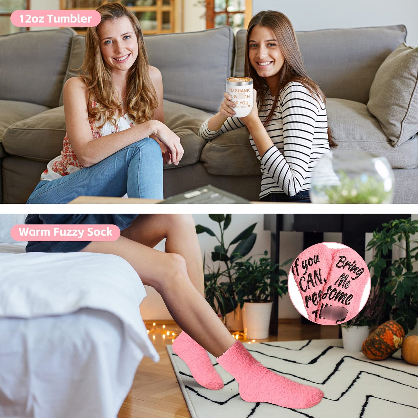 Frerdui Birthday Gifts for Women Best Friend, Best Friend Gift, Funny Friendship Gifts for Bff, Friends Female, Coworker Friends, Work Besties