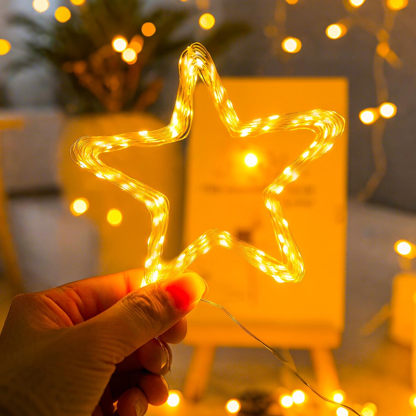 litogo 3 Pack Fairy Lights Battery Operated with Timer, 33FT 100LED USB-C Twinkle String Lights - 8 Modes Dimmable for Indoor Bedroom Centerpiece Wedding Classroom Dorm Christmas Decorations
