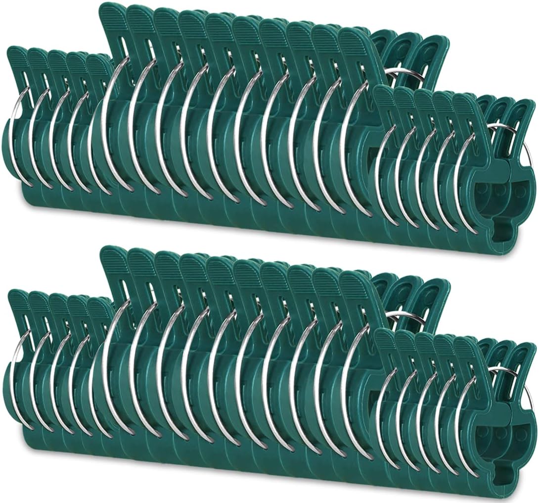 Yinghezu Plant Support Clips - 40 Pcs for Garden Tomatoes & Vines | 2 Sizes for Upright Growth