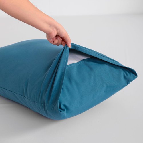 FLXXIE Pillow Cases - Soft Microfiber Standard Size Pillow Covers | Wrinkle & Stain Resistant, Teal, 20x26 (2 Pack)