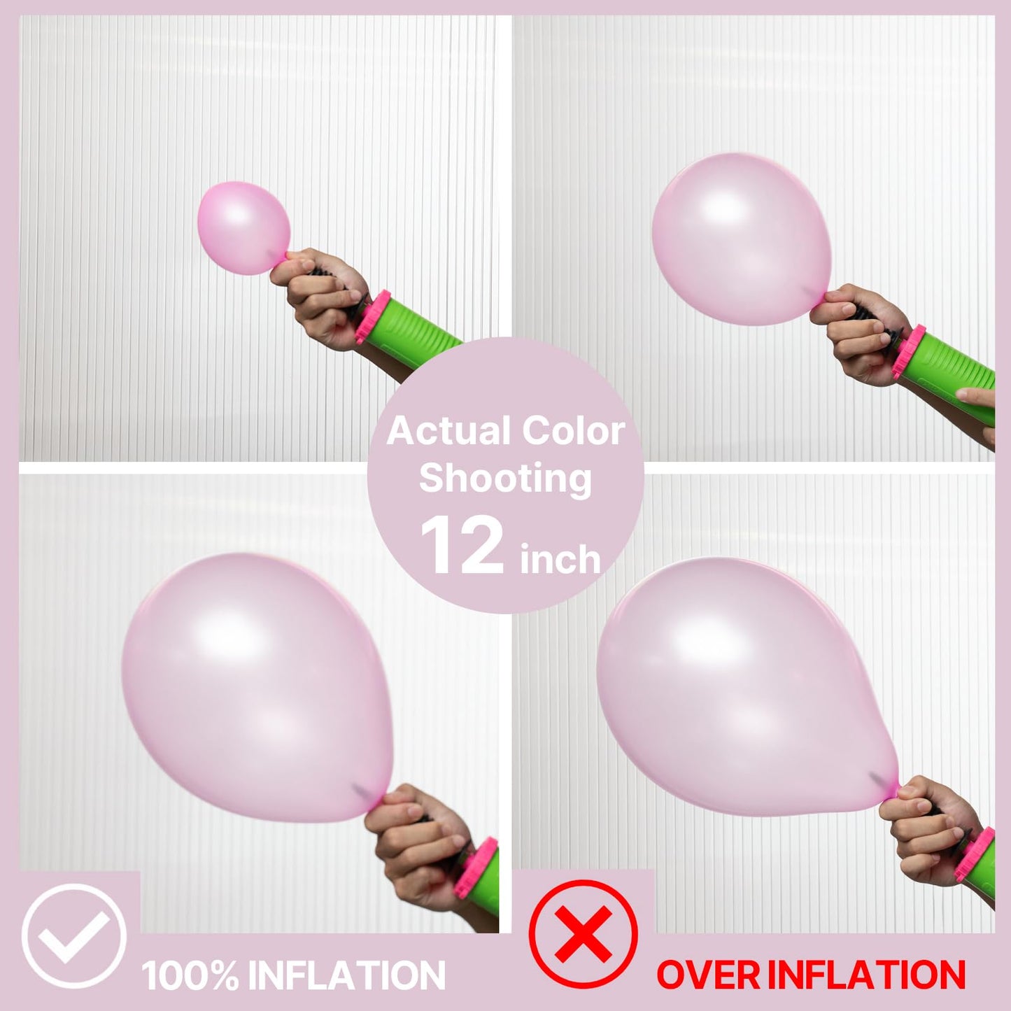 PartyWoo Pearl Pink Balloons 100pcs 5 Inch Light Pastel Baby Pale Pink Latex Balloons for Girl Baby Shower Gender Reveal Bachelorette Wedding Princess Birthday Butterfly Party Decorations Pink-Z29