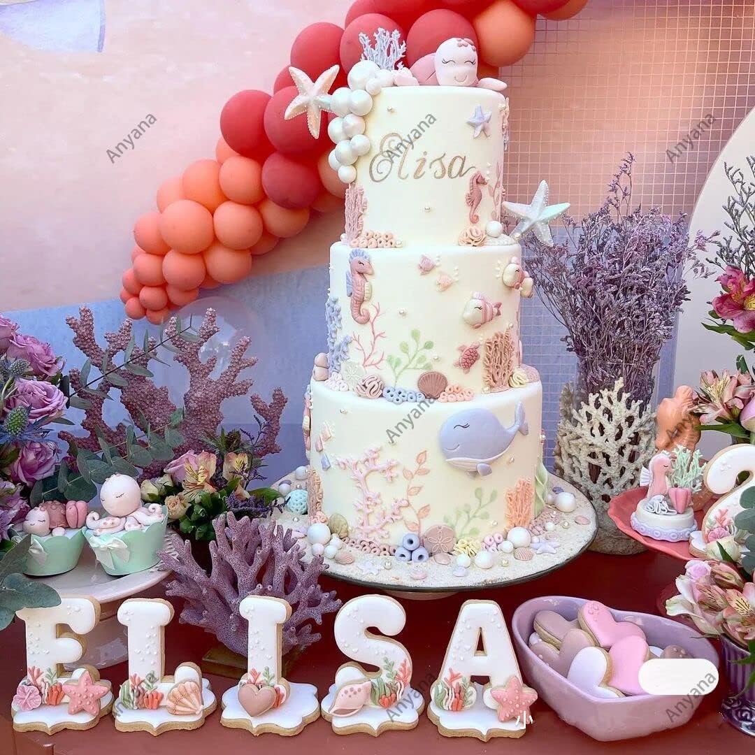 Silicone Sea Shell & Starfish Fondant Mold - Non-Stick Cake & Candy Decorating Tool