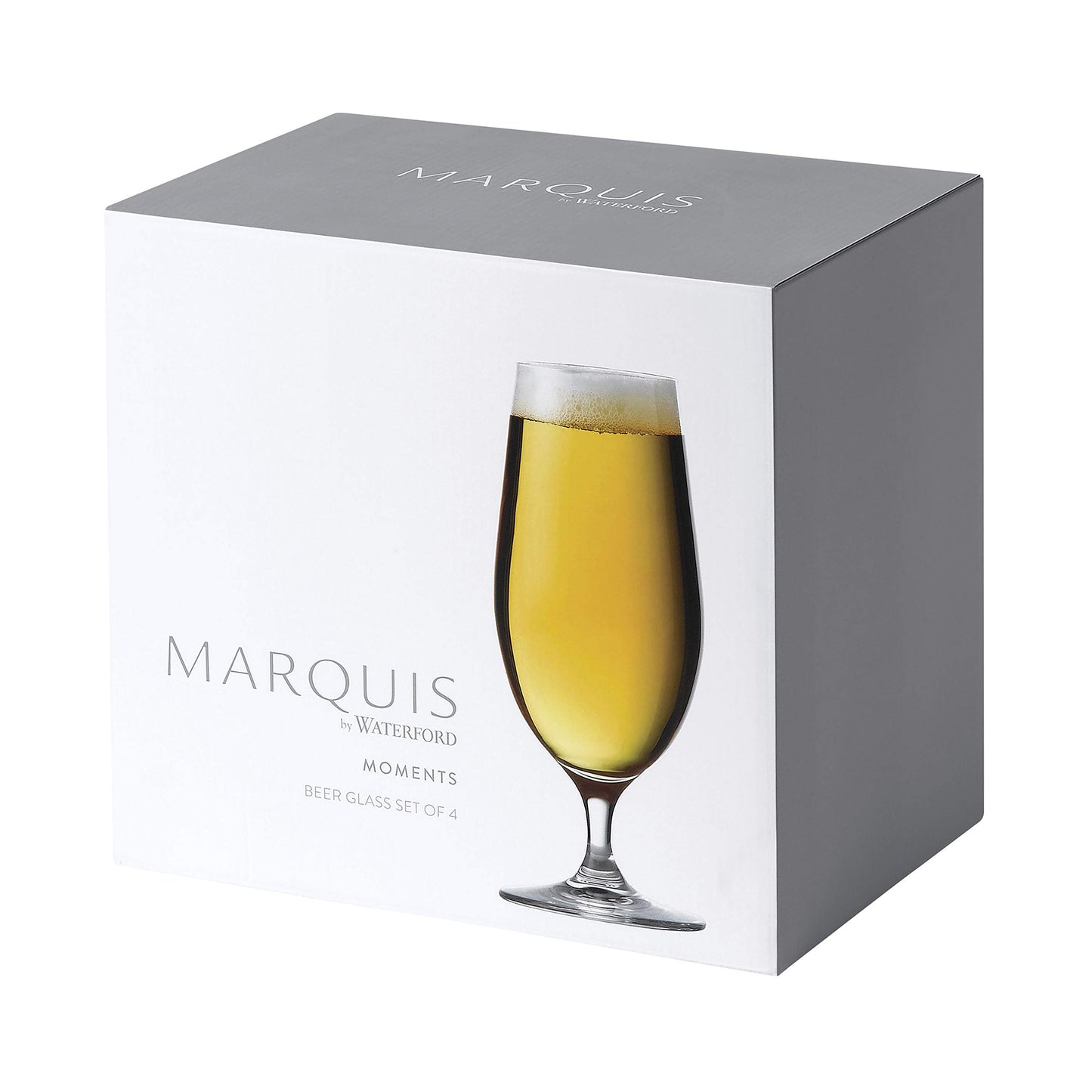 Waterford Marquis Moments Beer Glass 15.5 Oz Set of 4