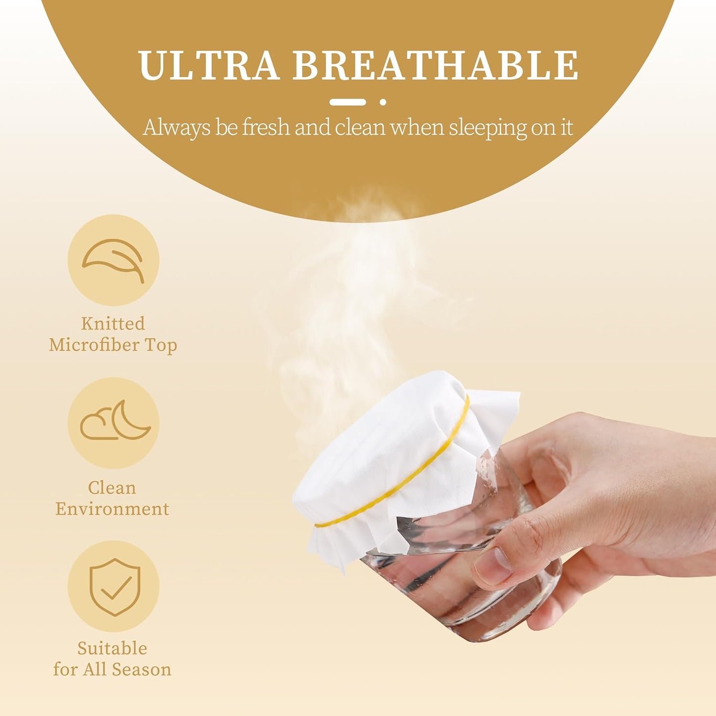 Skiennix Twin XL Mattress Protector - Premium 100% Waterproof Cover | Noiseless & Breathable Fitted Deep Pocket 8-21''