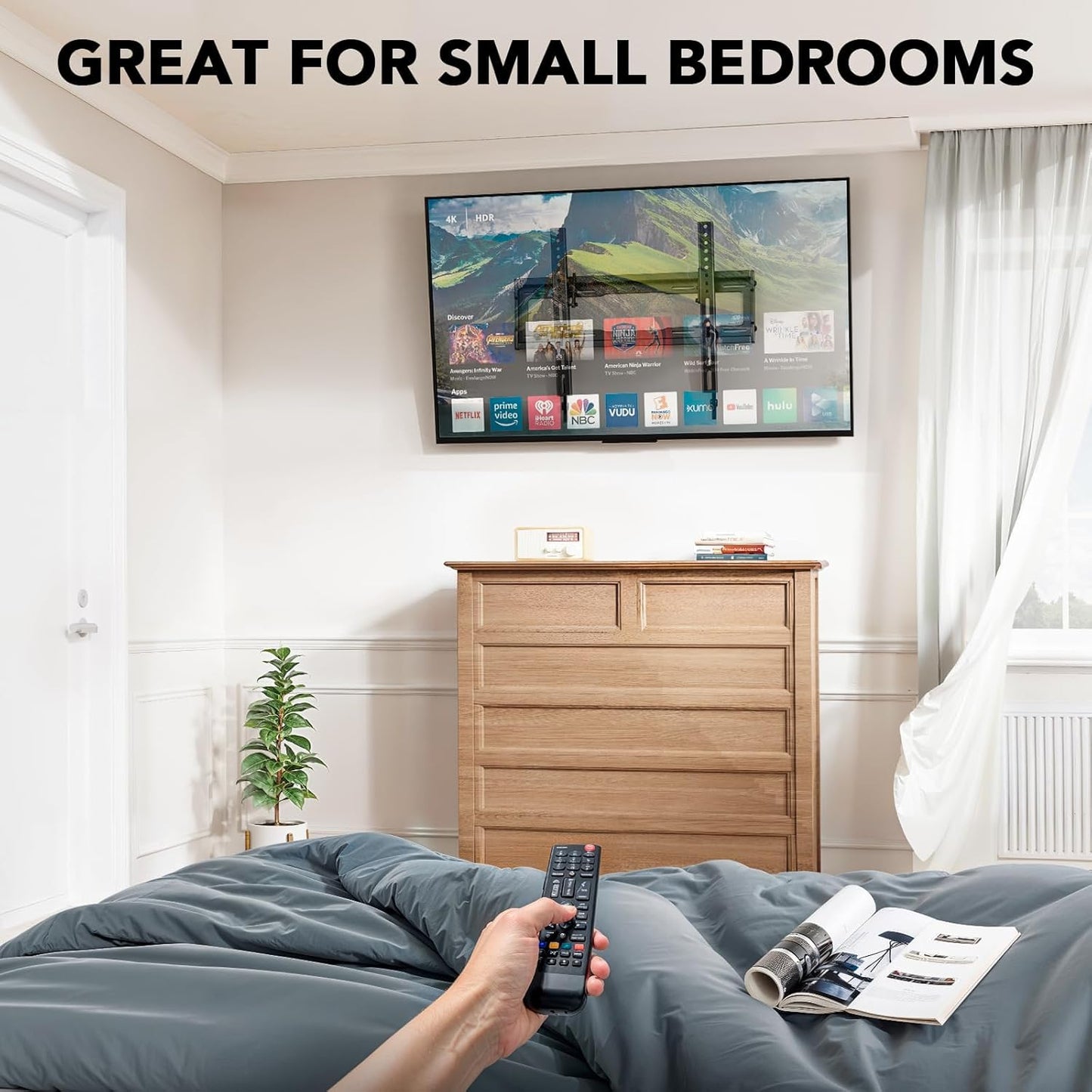 Pipishell Tilt TV Wall Mount Bracket - Low Profile for 23-55 Inch TVs | Anti-Glaring 8° Tilt, Max 99lbs