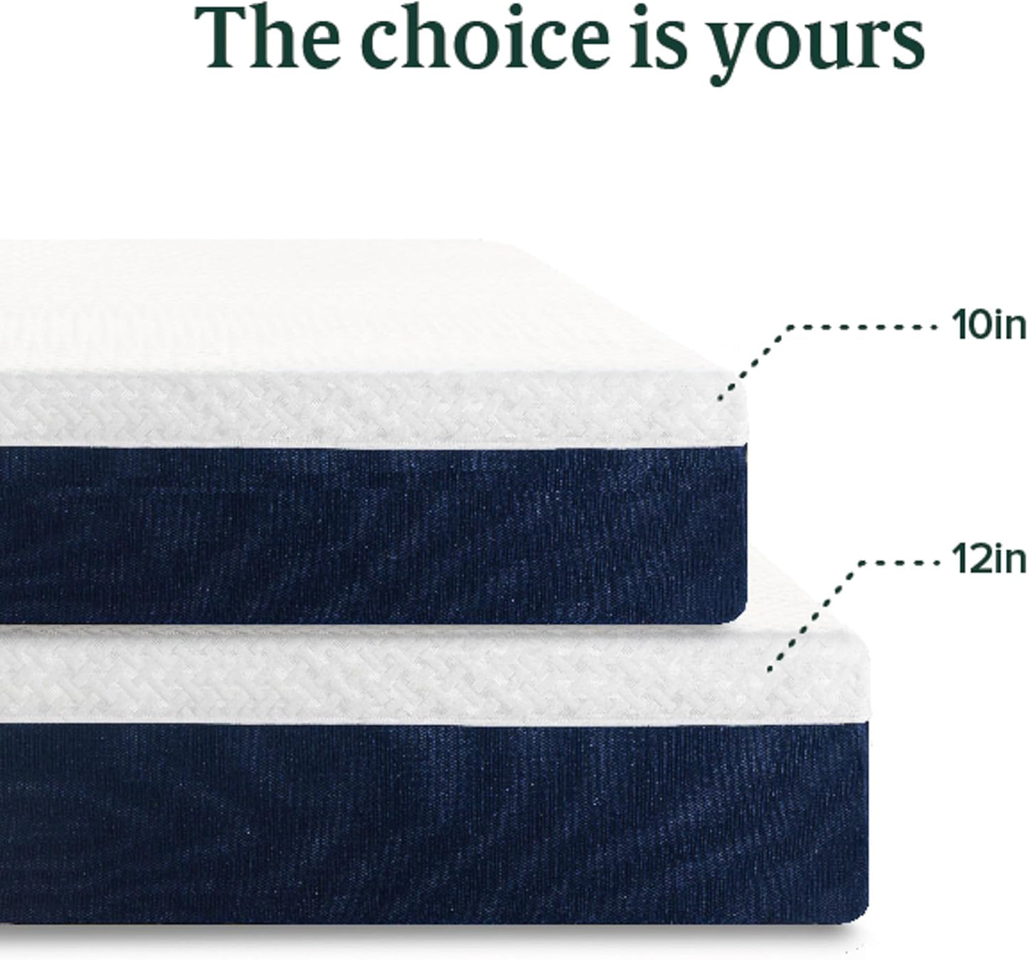 ZINUS 12 Inch King Cooling Comfort Hybrid Mattress - Medium Firm, Fiberglass Free, Motion Isolation, Certified Safe Foams
