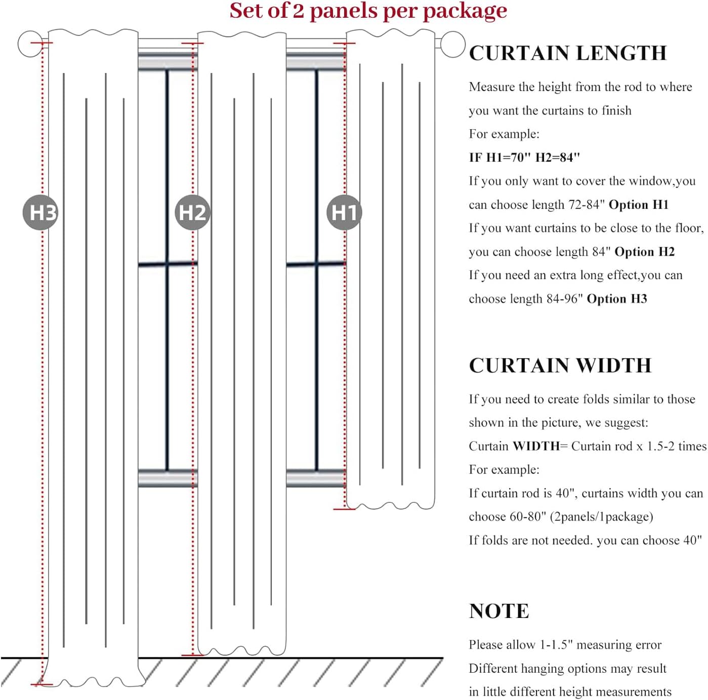 Skiennix Natural Linen Blackout Curtains - 96 Inch Long Thermal Insulated Drapes | 2 Panel Set in Neutral