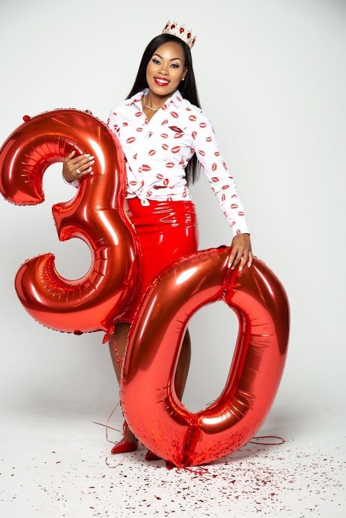40-Inch Red Number 40 Balloons by [Brand Name] - Large Foil Decorations for 40th Birthday Celebrations