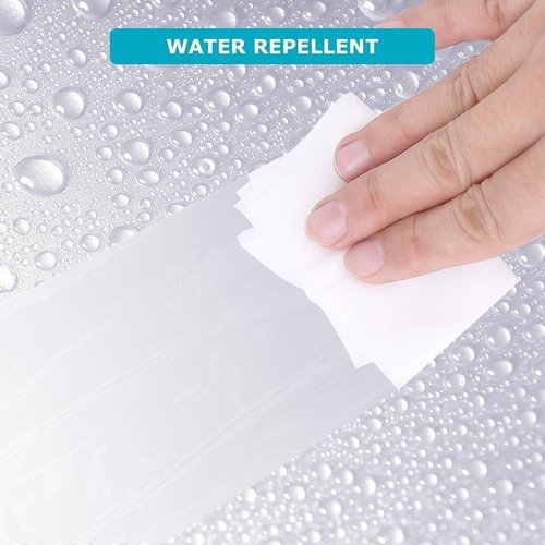 Frosty Shower Curtain Liner - Heavy Duty 10G Vinyl | Waterproof 72 x 72 Inches for Bathroom