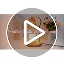 Imenlox Candle Warmer Lamp with Timer & Dimmer, Adjustable Height - Amber / Manual Control, Perfect for Home Decor & Gifts