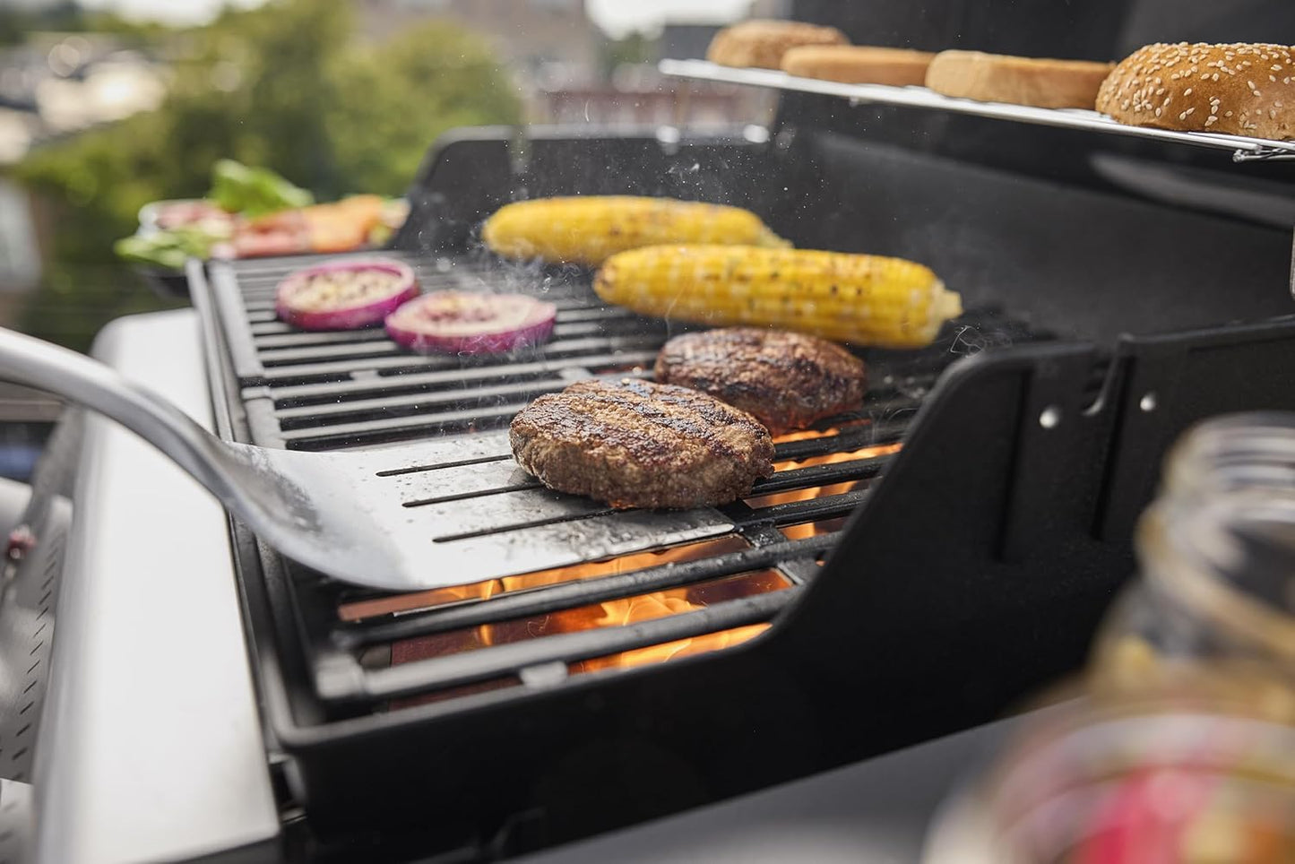 Weber Spirit E-210 Liquid Propane Gas Grill - 2 Burners, Black | Porcelain-Enameled Grates & Snap-Jet Ignition