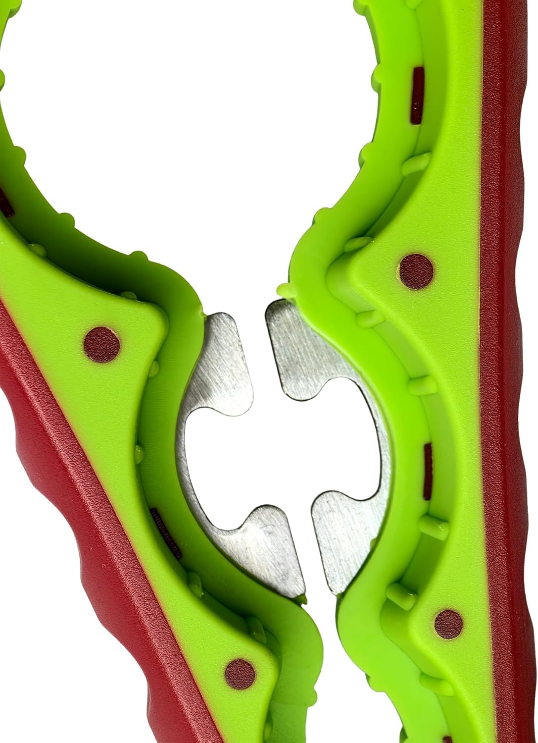 Skiennix 5-in-1 Jar Opener - Non-Slip Easy Grip Tool for Weak Hands | Red Color for Stubborn Lids