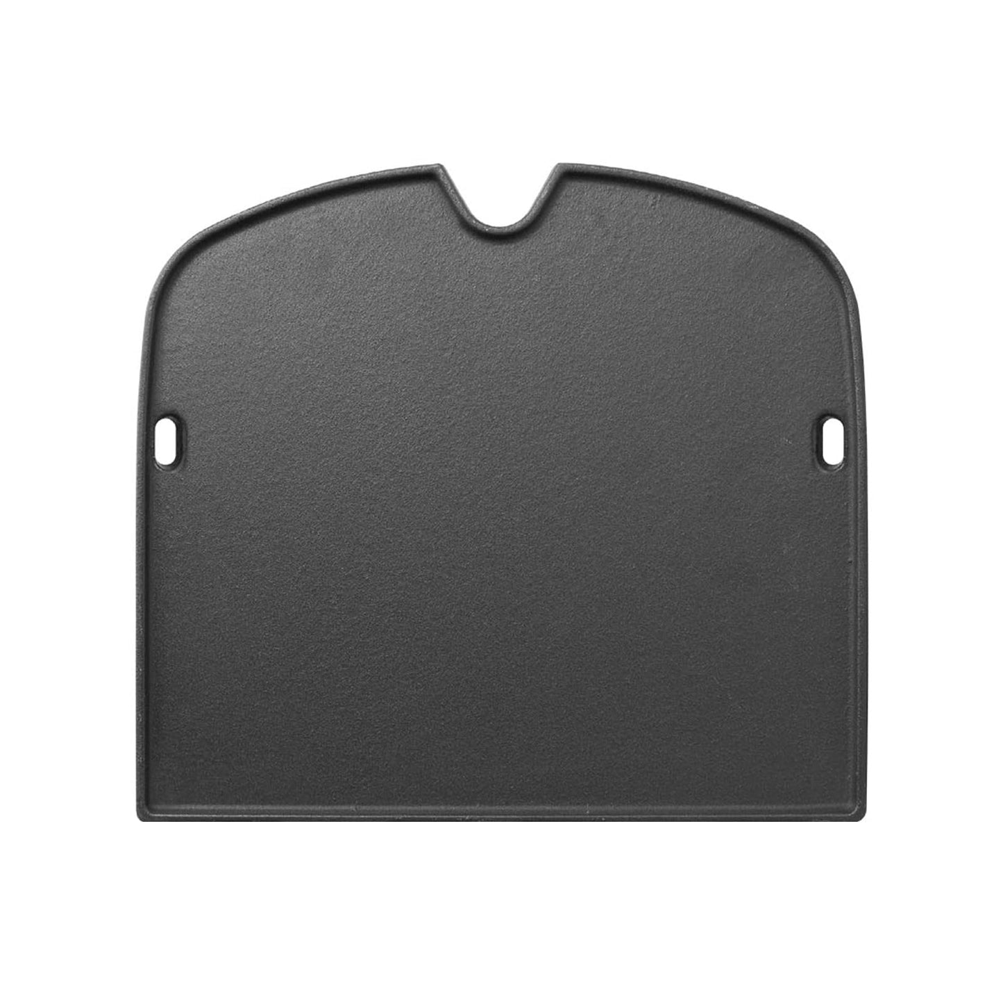 BBQ-PLUS Cast Iron Cooking Griddle for Weber Traveler Portable Gas Grill, Rectangular, Black, 12.5 x 13.4 inch