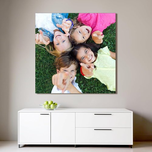 Custom Canvas Prints - Personalized Photo Wall Art for Weddings, Family, and Home Decor | 8x8 Wrapped Frame