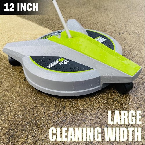Hiclean 12" Electric Pressure Washer Surface Cleaner - 3200 PSI Max | Ideal for Concrete, Patios & Driveways