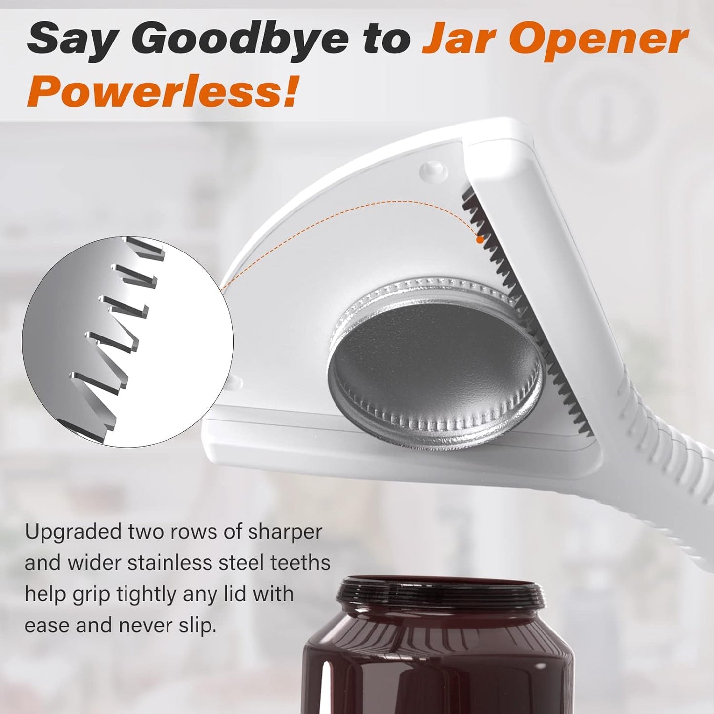 Skiennix Jar Opener - Easy Grip Dual Usage Tool for Seniors | Effortless Lid Opening for All Sizes