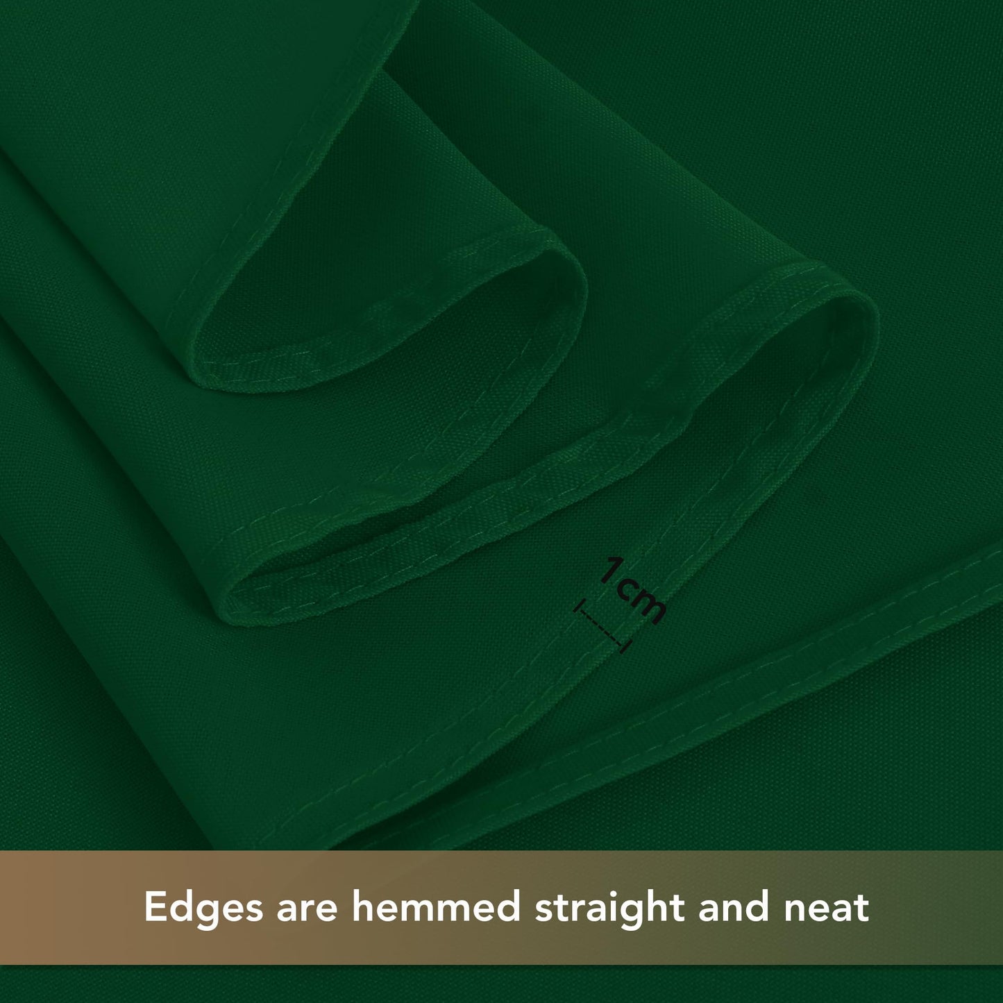 sancua Tablecloths for 8 Foot Rectangle Tables, 8 Pack - Washable Polyester Fabric Table Cloth for Chirstmas Party, Birthday, Banquet Reception, 60x120 Inch Hunter Green
