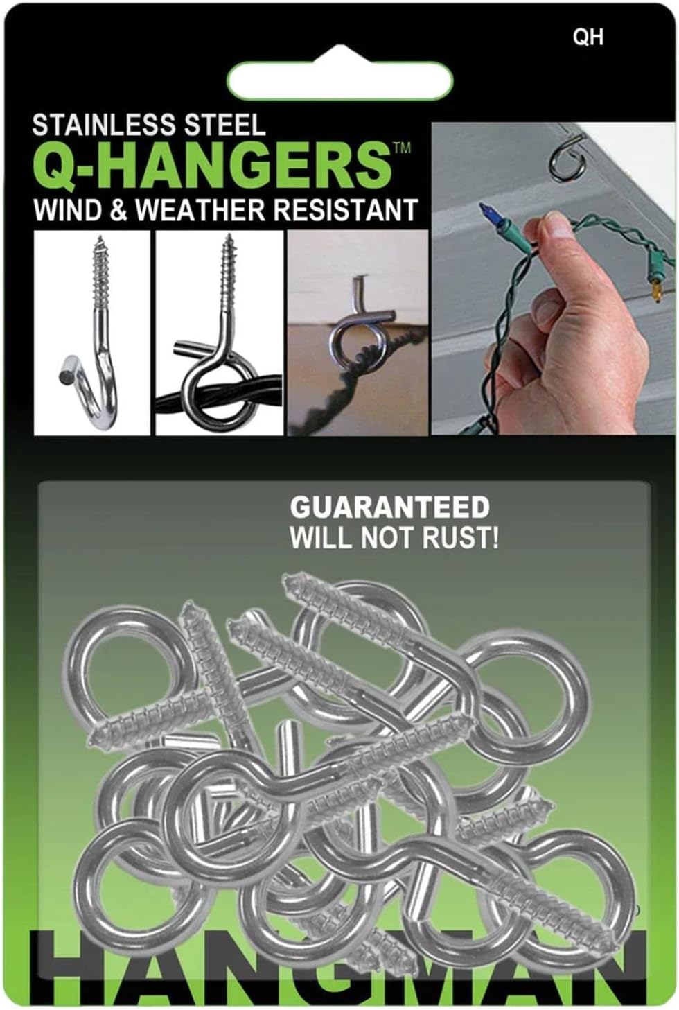 20-Pack Stainless Steel Christmas Lights Hanger Hooks | Durable & Easy to Use
