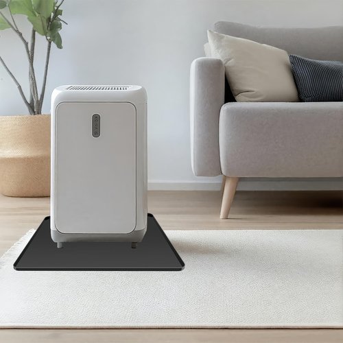 Dehumidifier & Humidifier Drip Pan Mat | Leak-Proof Non-Slip Silicone Floor Protector 18"x15" – Prevent Water Spills & Carpet Damage