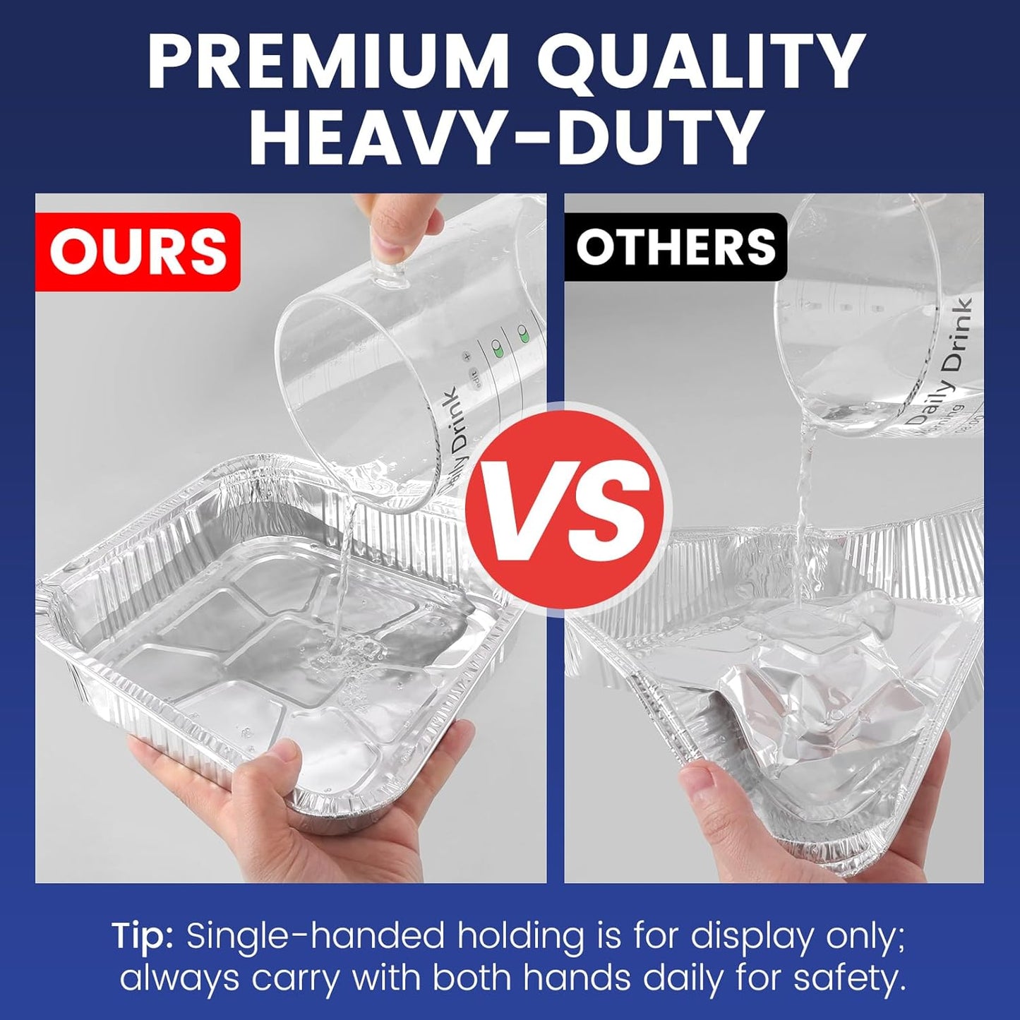 Skiennix 8x8 Aluminum Foil Pans - 40 Pack Disposable Baking Cake Containers with Clear Lids